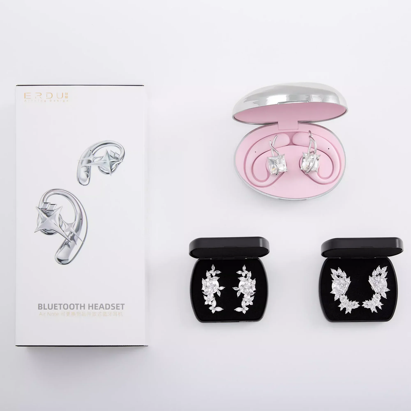 Erdu Ear Hook Earphones Bluetooth Wireless Earbud Custom for Girl Sport Ear Hang