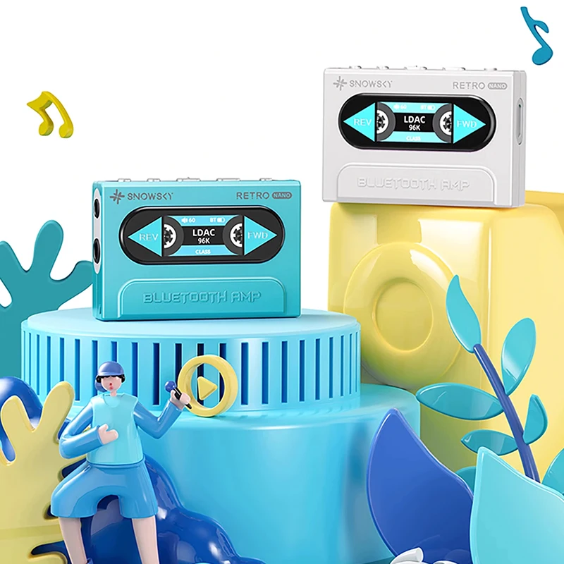 Fiio Snowsky RETRO NANO Bluetooth DAC and Headphone Amplifier LDAC Aptx Adaptive