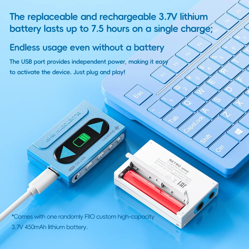 Fiio Snowsky RETRO NANO Bluetooth DAC and Headphone Amplifier LDAC Aptx Adaptive