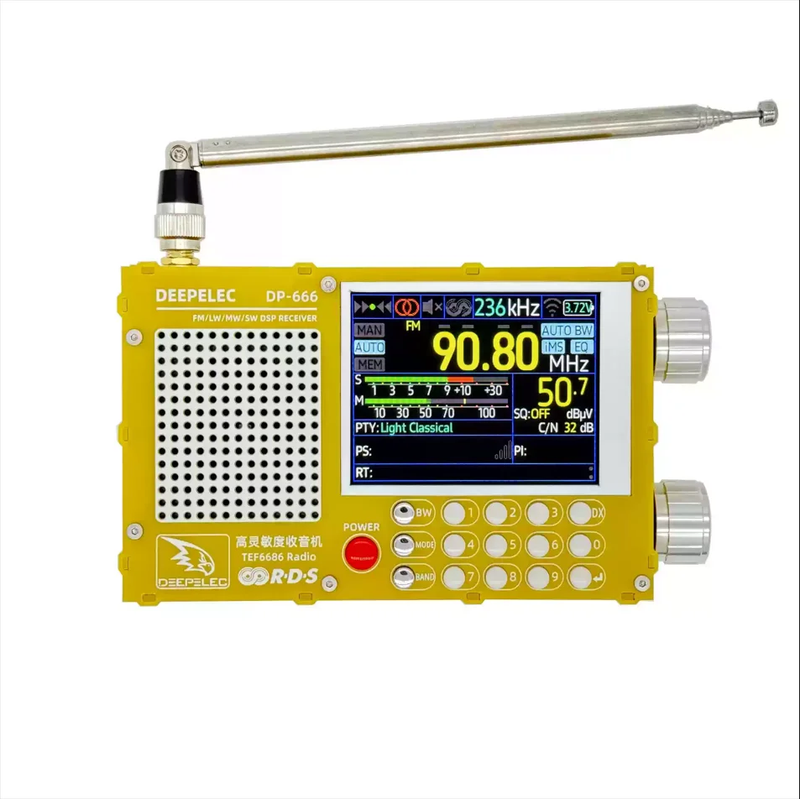 New DP-666 TEF6686 Radio High Sensitivity Full Band FM AM FM Short Wave Radio