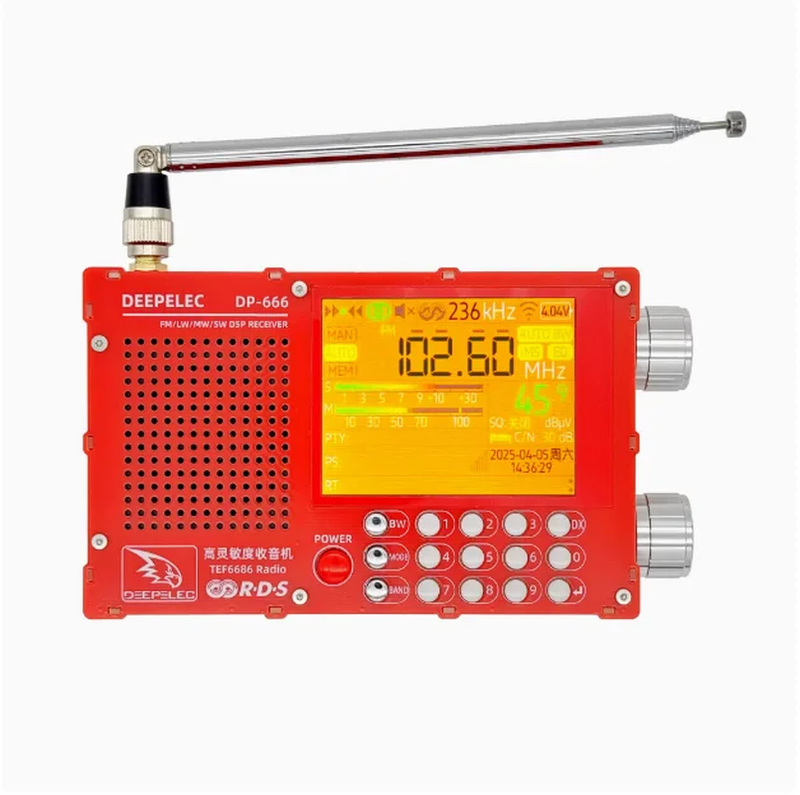 New DP-666 TEF6686 Radio High Sensitivity Full Band FM AM FM Short Wave Radio