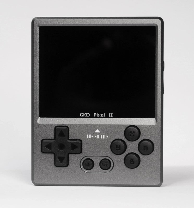 Gkd Pixel 2 Handheld Game Player Kiddy Pixel Ips Screen 2.4 Inch Rk3326S Alumini