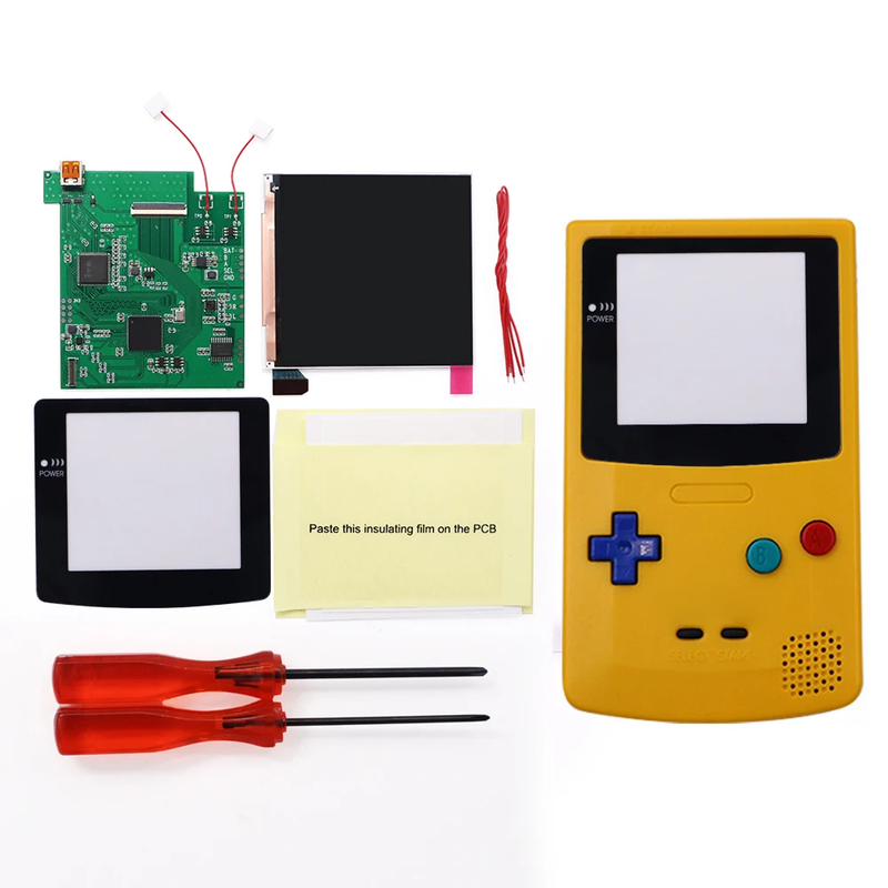 720P Hdmi-Compatible with TV Q5 HD GBC IPS LCD Larger SCREEN RETRO PIXEL Backlig