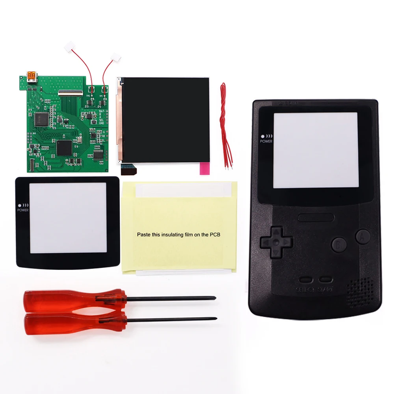 720P Hdmi-Compatible with TV Q5 HD GBC IPS LCD Larger SCREEN RETRO PIXEL Backlig