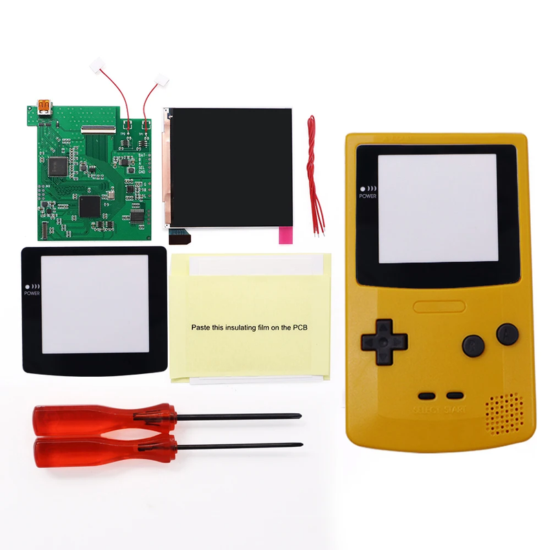 720P Hdmi-Compatible with TV Q5 HD GBC IPS LCD Larger SCREEN RETRO PIXEL Backlig