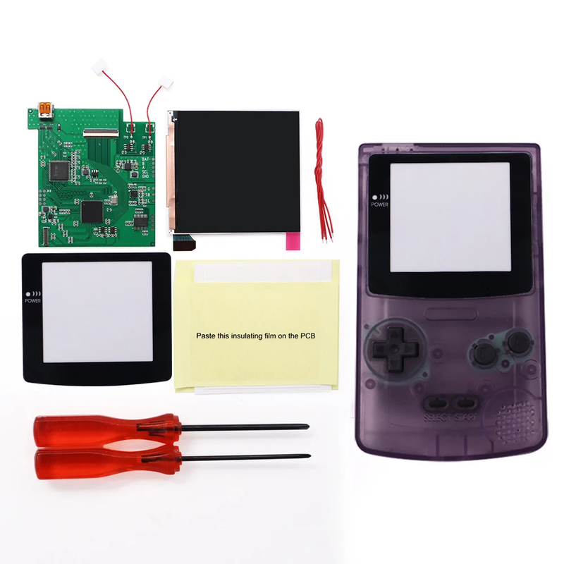 720P Hdmi-Compatible with TV Q5 HD GBC IPS LCD Larger SCREEN RETRO PIXEL Backlig