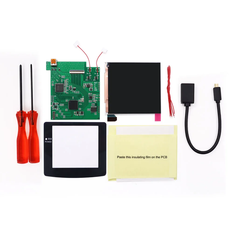 720P Hdmi-Compatible with TV Q5 HD GBC IPS LCD Larger SCREEN RETRO PIXEL Backlig