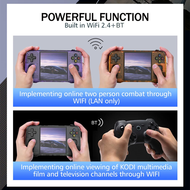 R46S Portable Pocket Video Player Linux System 4 Inch Screen Big Screen Player S