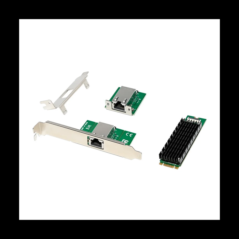 M.2 B+M Single-Port 10Gbe Network Card RJ45 Ethernet Network Adapter AQC107 Indu