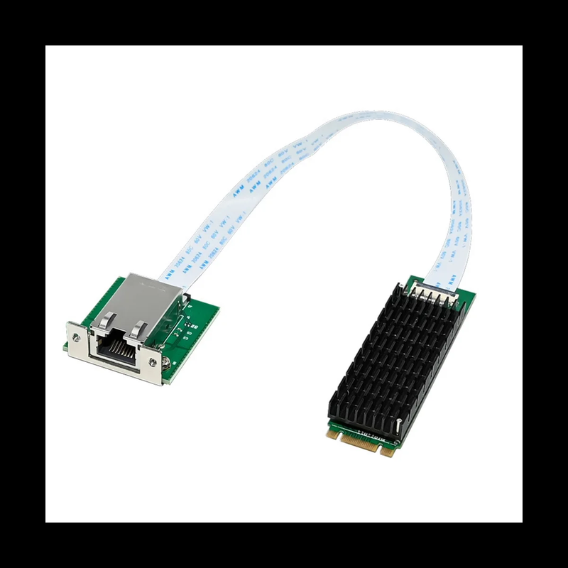 M.2 B+M Single-Port 10Gbe Network Card RJ45 Ethernet Network Adapter AQC107 Indu