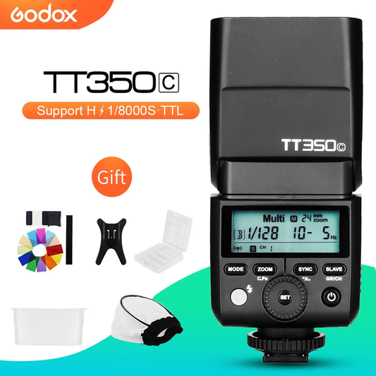 Godox TT350C TT350N TT350S TT350F TT350F TT350O Flash 2.4G HSS TTL Wireless Spee