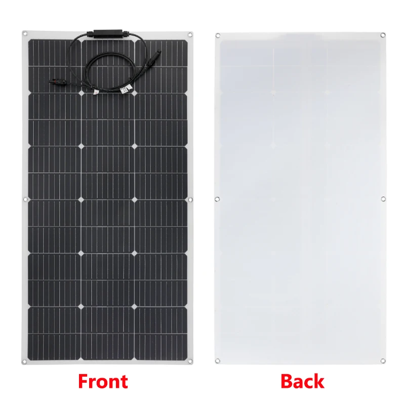 600W 300W Solar Panel Kit 18V Flexible Monocrystalline Solar Cell Power Charger