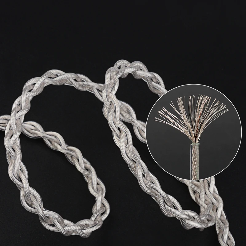 Fourmix Flagship Earphone Cable Quaternary Alloy Upgrade Wire 3.5/2.5/4.4 MMCX/0