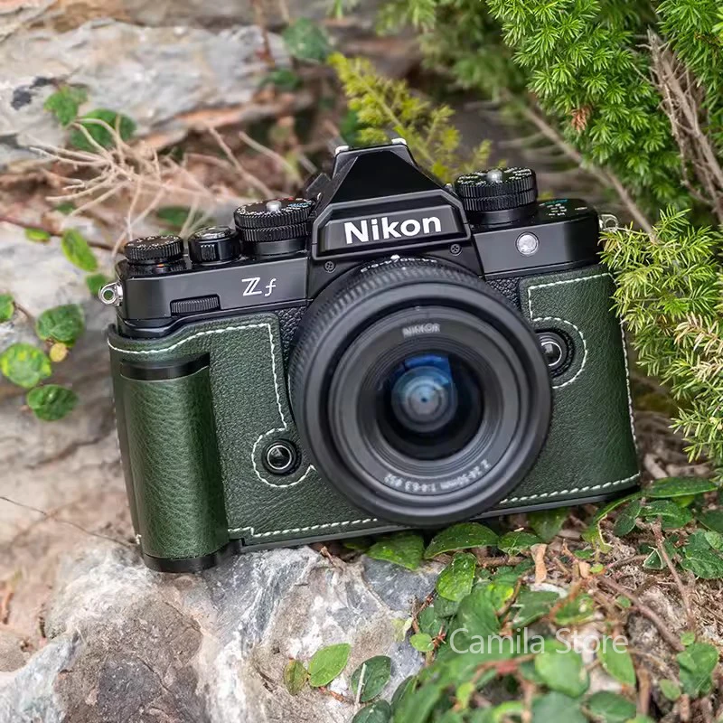 NEW Handwork Camera Genuine Leather Cowhide Bag Body BOX Case for NIKON ZF Z-F S