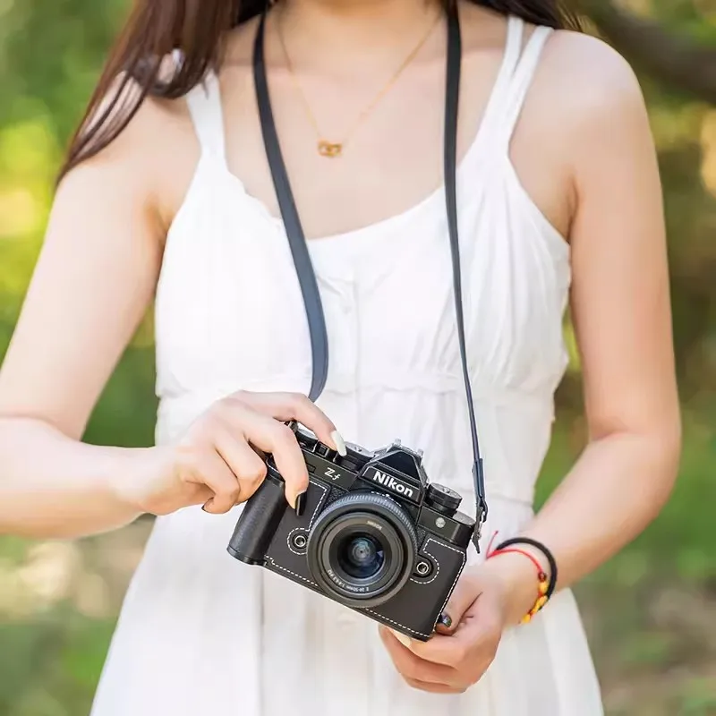 NEW Handwork Camera Genuine Leather Cowhide Bag Body BOX Case for NIKON ZF Z-F S