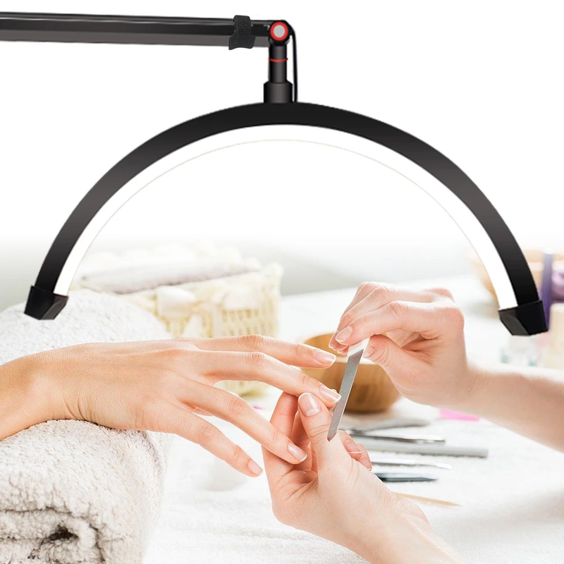 180Leds Eyelash Extension Ring Lamp Tattooist Estheticians LED Half Moon Lash Li