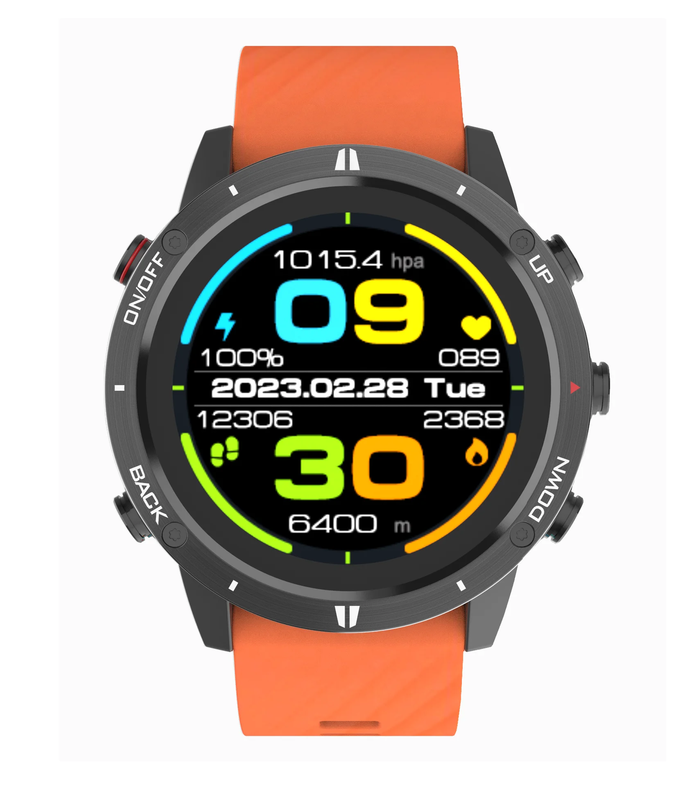 G5B Gps+Glonass+Beidou+Triathlon Sport Watch 1.28 ''IPS TFT Color Touch Screen 32
