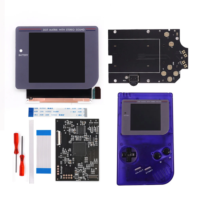 New 3.1 High Definition DMG GBO IPS Q5 Laminated Screen Kits W/Pre-Cut Shell B