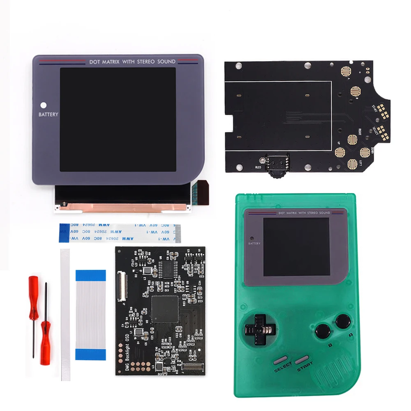 New 3.1 High Definition DMG GBO IPS Q5 Laminated Screen Kits W/Pre-Cut Shell B