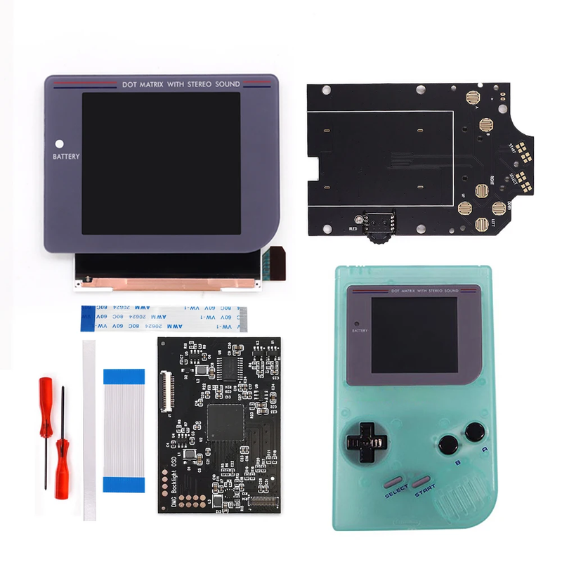 New 3.1 High Definition DMG GBO IPS Q5 Laminated Screen Kits W/Pre-Cut Shell B