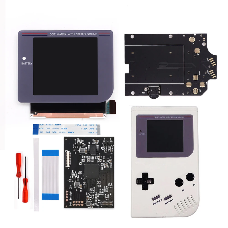 New 3.1 High Definition DMG GBO IPS Q5 Laminated Screen Kits W/Pre-Cut Shell B