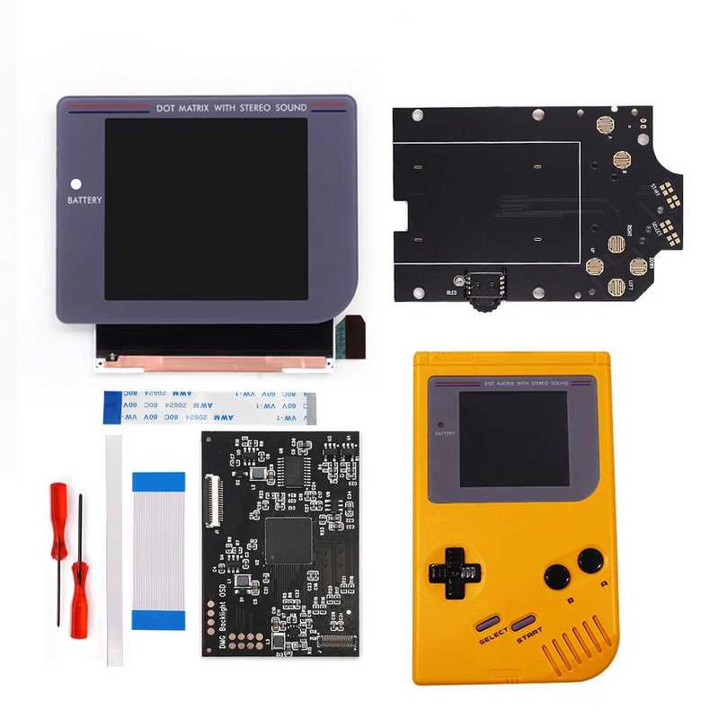 New 3.1 High Definition DMG GBO IPS Q5 Laminated Screen Kits W/Pre-Cut Shell B