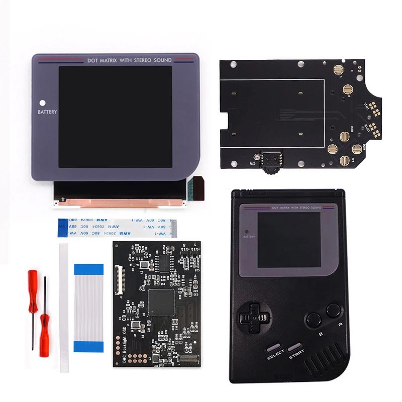 New 3.1 High Definition DMG GBO IPS Q5 Laminated Screen Kits W/Pre-Cut Shell B