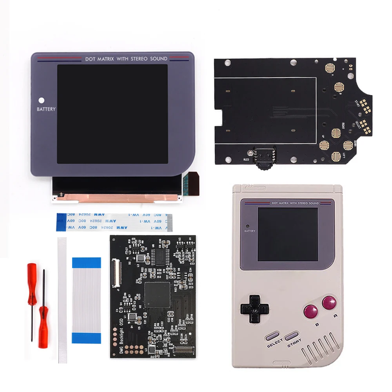 New 3.1 High Definition DMG GBO IPS Q5 Laminated Screen Kits W/Pre-Cut Shell B