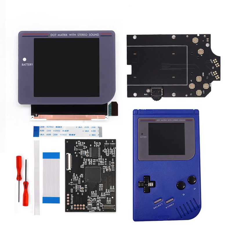 New 3.1 High Definition DMG GBO IPS Q5 Laminated Screen Kits W/Pre-Cut Shell B