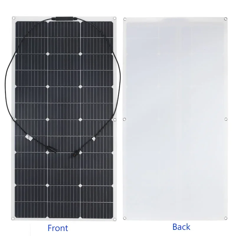 600W 300W Portable Flexible Solar Panel Kit Monocrystalline Cells Outdoor Charge