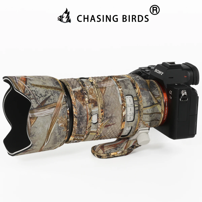 Camouflage Lens Coat for Sony FE 70-200Mm F4 Macro G OSS II Waterproof and Rainp