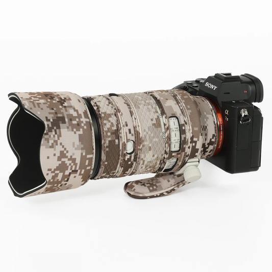 Camouflage Lens Coat for Sony FE 70-200Mm F4 Macro G OSS II Waterproof and Rainp