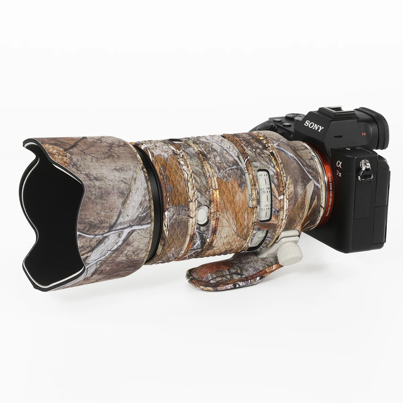 Camouflage Lens Coat for Sony FE 70-200Mm F4 Macro G OSS II Waterproof and Rainp