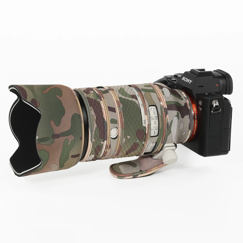 Camouflage Lens Coat for Sony FE 70-200Mm F4 Macro G OSS II Waterproof and Rainp