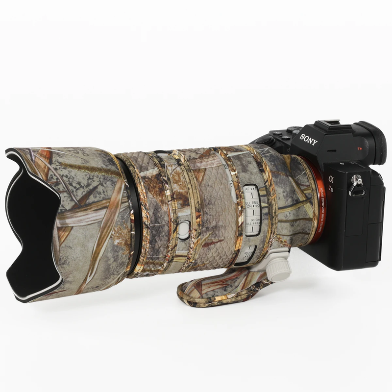 Camouflage Lens Coat for Sony FE 70-200Mm F4 Macro G OSS II Waterproof and Rainp