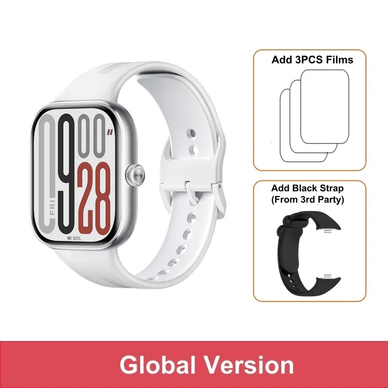 Global Version  Redmi Watch 5 2.07'' AMOLED Display 150+ Sports Modes 550Mah Batt