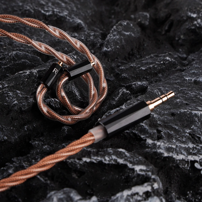 Ouroasis Hifi Earphone Wire Furukawa Copper Mixed with 6N OFC Earbud IEM Upgrade