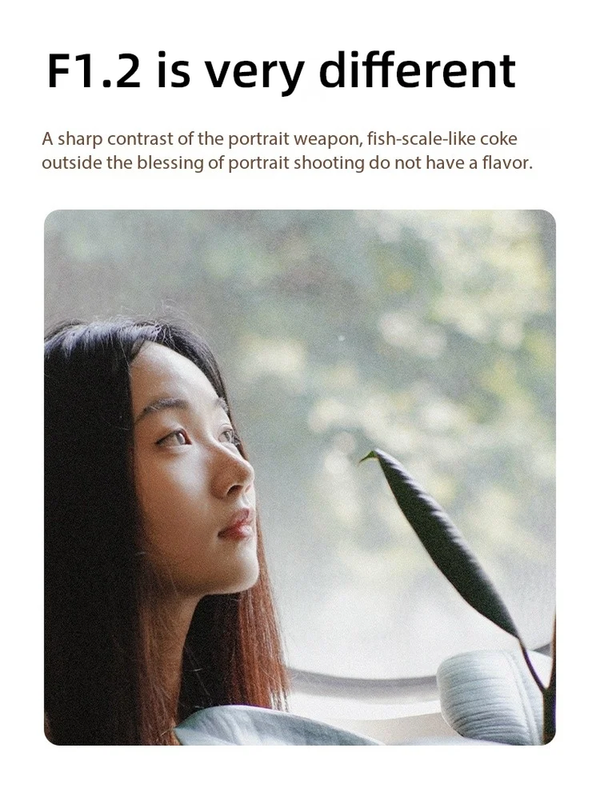 Sgimage 35Mm F1.2 APS-C Wide-Angle Manual Focus Lens for Sony E Nikon Z Fuji XF