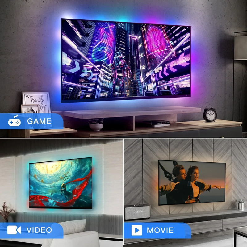 Wifi Smart Ambient Lighting TV Backlight HDMI 2.0 Device Sync Box Led Strip Ligh