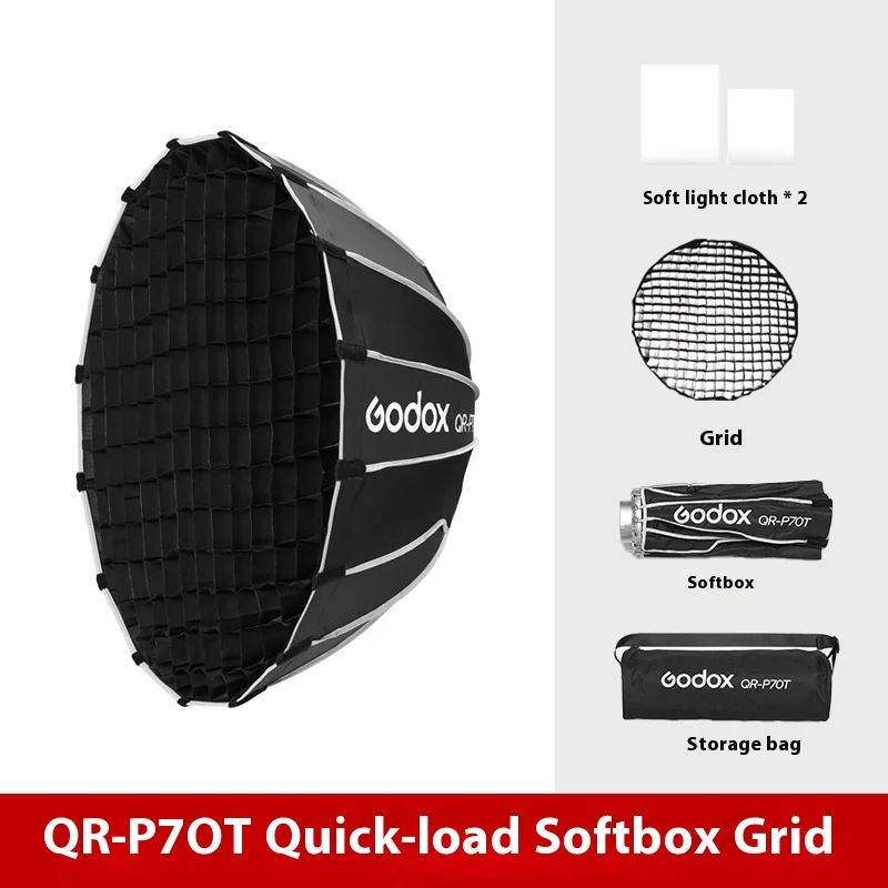 Godox QR-P60T 60CM QR-P90T 90CM QR-P120T 120CM 150CM Quickly Release Parabolic D