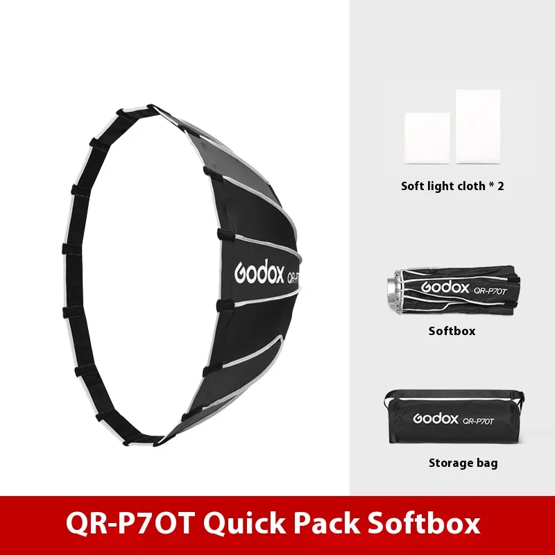 Godox QR-P60T 60CM QR-P90T 90CM QR-P120T 120CM 150CM Quickly Release Parabolic D