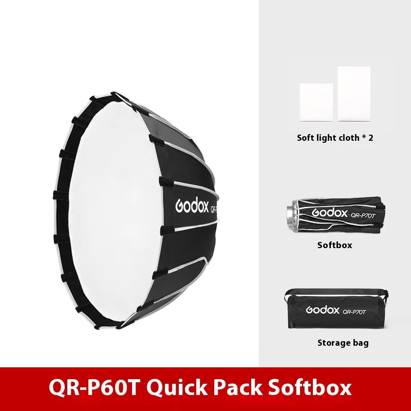 Godox QR-P60T 60CM QR-P90T 90CM QR-P120T 120CM 150CM Quickly Release Parabolic D