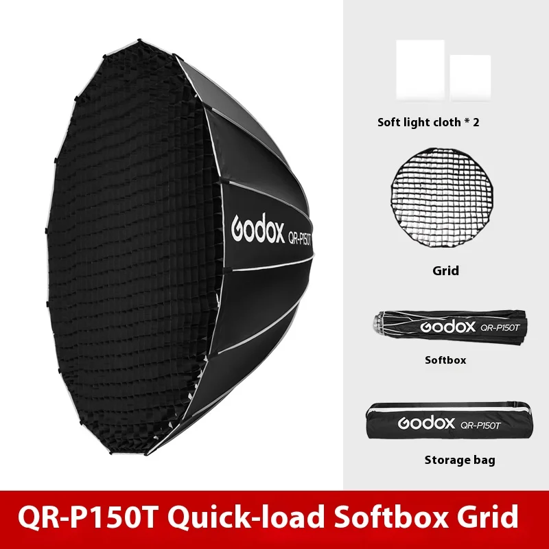Godox QR-P60T 60CM QR-P90T 90CM QR-P120T 120CM 150CM Quickly Release Parabolic D