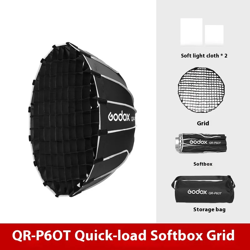 Godox QR-P60T 60CM QR-P90T 90CM QR-P120T 120CM 150CM Quickly Release Parabolic D