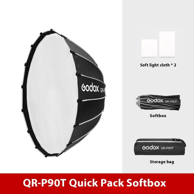 Godox QR-P60T 60CM QR-P90T 90CM QR-P120T 120CM 150CM Quickly Release Parabolic D