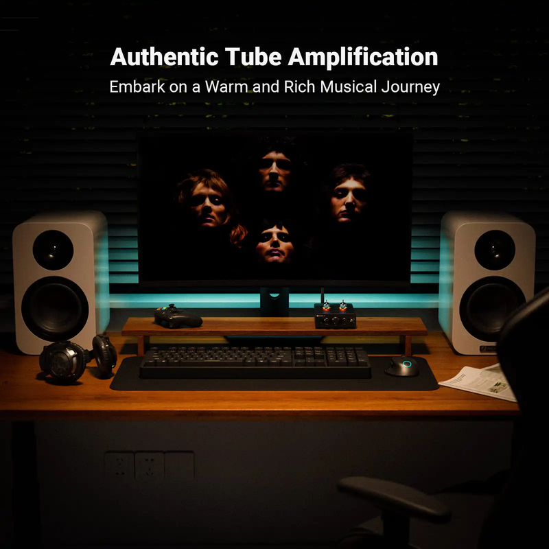 P3 Bluetooth Tube Amplifier Hifi Stereo Preamplifier Valve Vacuum with Treble &