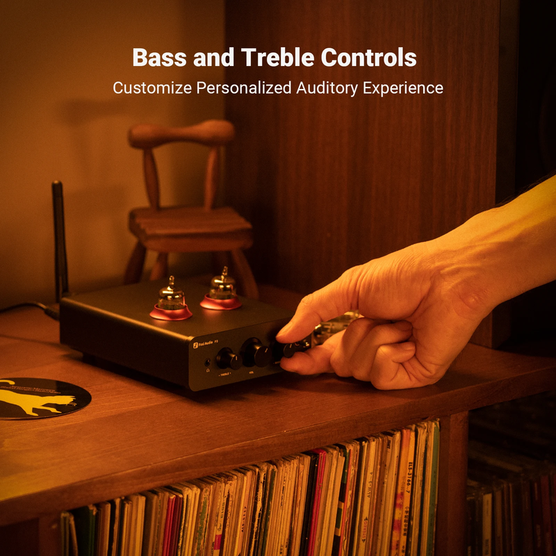 P3 Bluetooth Tube Amplifier Hifi Stereo Preamplifier Valve Vacuum with Treble &