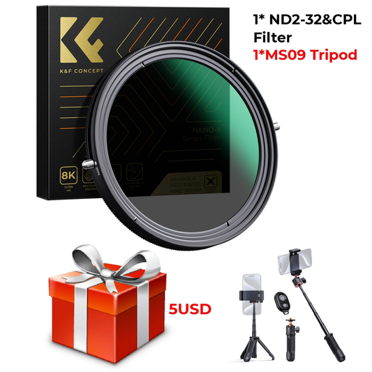 49Mm-82Mm ND2-ND32 ND CPL Filter Lens Adjustable Circular Polarizing Filter 2 in