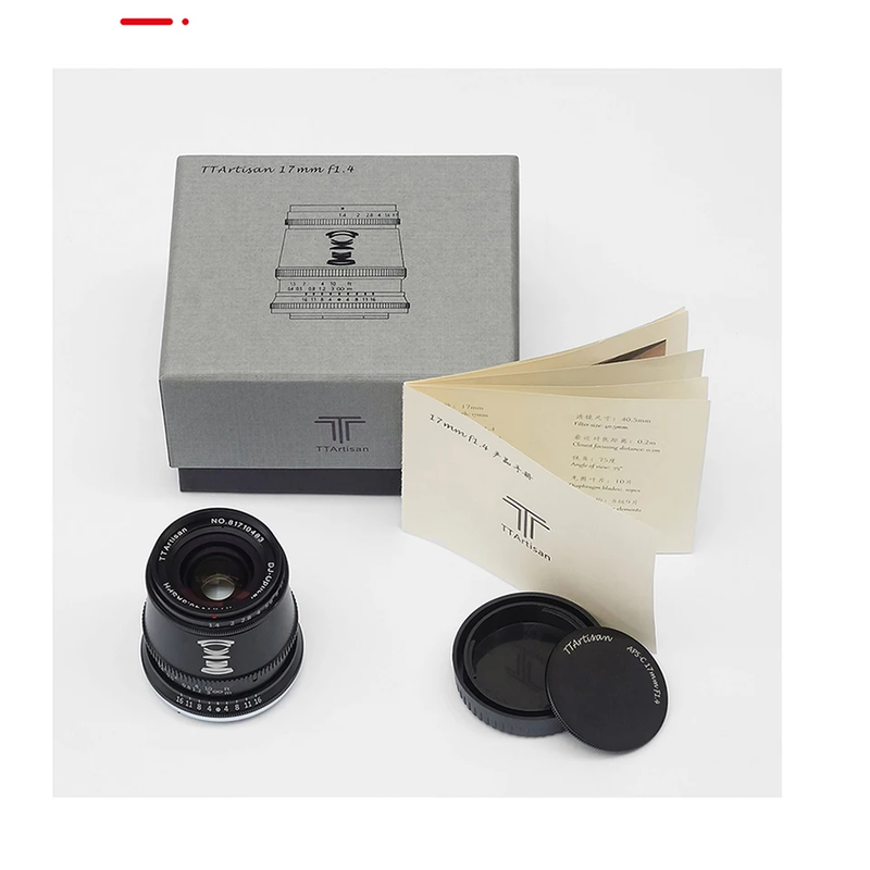 APS-C Frame 17Mm F1.4 35Mm F1.4 50Mm F1.2 Portrait Lens for Camera Studio Photog