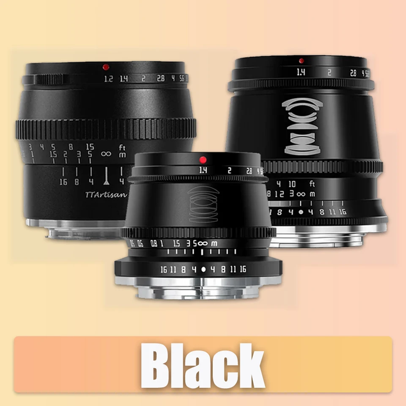 APS-C Frame 17Mm F1.4 35Mm F1.4 50Mm F1.2 Portrait Lens for Camera Studio Photog